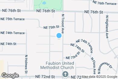 Map image of the property - 1015 NE 74th St