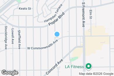 Map image of the property - 522 Westminster Ave