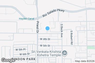 Map image of the property - 1308 W 3rd St