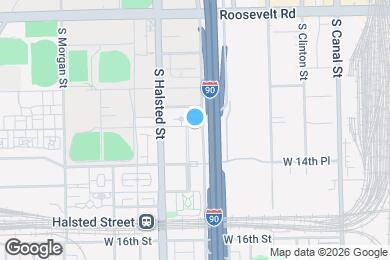 Map image of the property - 1401 S Emerald Ave