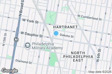 Map image of the property - 1027 W Dauphin St