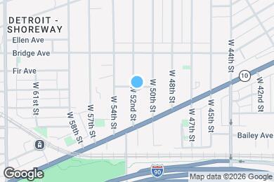 Map image of the property - 1939 W 52nd St