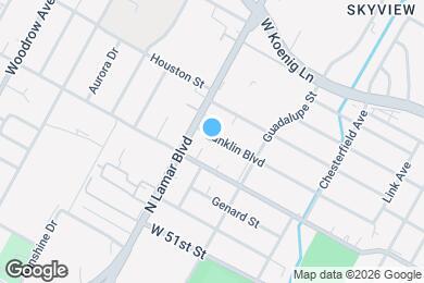 Map image of the property - 705 Franklin Blvd