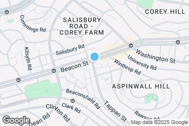 Map image of the property - 1693 Beacon St
