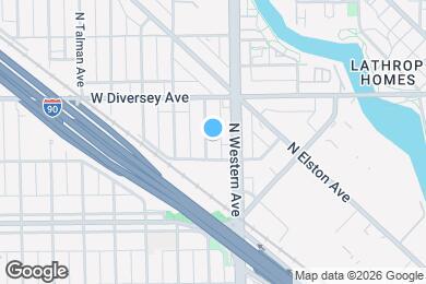 Map image of the property - 2717 N Artesian Ave