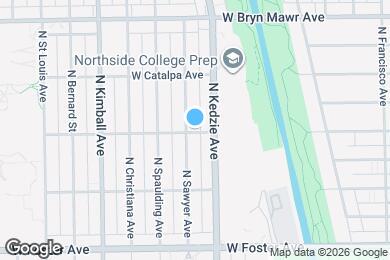 Map image of the property - 3219 W Balmoral Ave