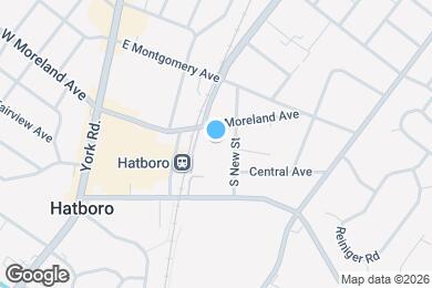 Map image of the property - 122 E Moreland Ave