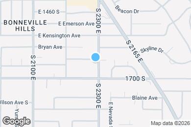 Map image of the property - 1608 S 2300 E