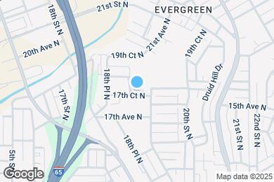 Map image of the property - 1850 17th Ct N