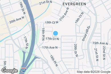 Map image of the property - 1858 17th Ct N