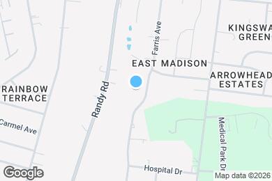 Map image of the property - 408 Farris Ave