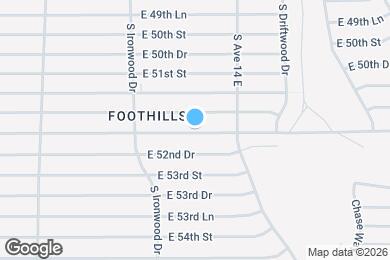 Map image of the property - 13818 E 52nd St