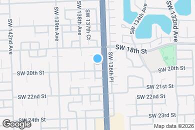 Map image of the property - 13720 SW 19 Terrace