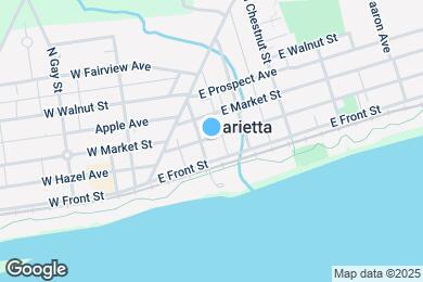 Map image of the property - 112 E Hazel Ave