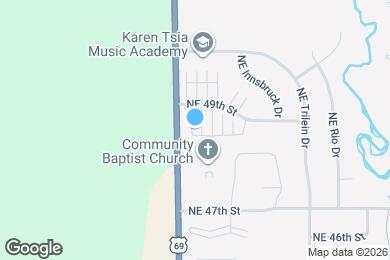 Map image of the property - 4805 NE Grant Ln