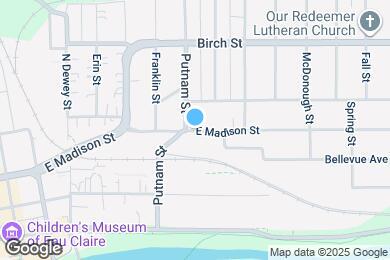 Map image of the property - 1008 E Madison St