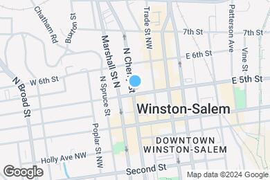 Map image of the property - Village Lofts of Winston-Salem