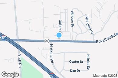 Map image of the property - 13952 Oakbrook Dr