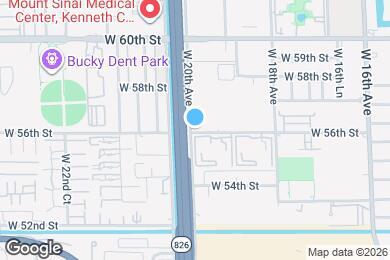 Map image of the property - 5625 W 20th Ave