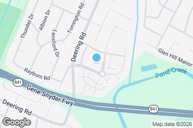 Map image of the property - 11209 Sand Lake Ct