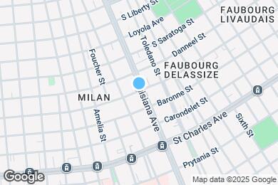 Map image of the property - 3402 Dryades St