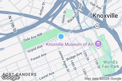 Map image of the property - 1402 Grand Ave