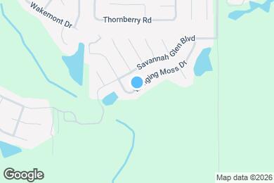 Map image of the property - 4323 Hanging Moss Dr