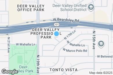 Map image of the property - 20025 N 18th Dr