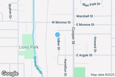 Map image of the property - 1126 Walker St