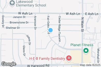 Map image of the property - 1402 Fair Oaks Blvd