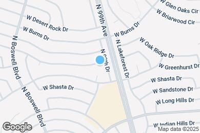 Map image of the property - 9915 W Gulf Hills Dr