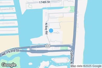 Map image of the property - 17001 N Bay Rd