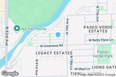 Map image of the property - 7978 W Beck Ln
