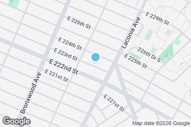 Map image of the property - 1039 E 223rd St