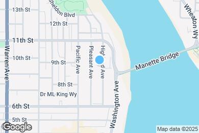 Map image of the property - 903 Highland Ave