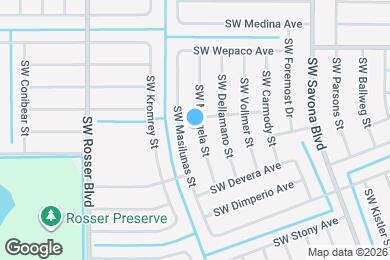 Map image of the property - 3610 SW Margela St