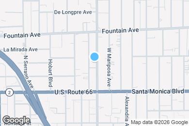 Map image of the property - 1183 N Normandie Ave