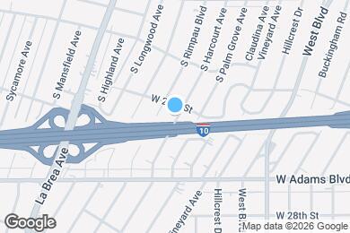 Map image of the property - 2317 S Harcourt Ave