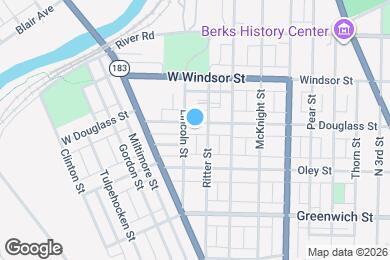 Map image of the property - 244 W Douglass St