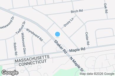 Map image of the property - 867 Shaker Rd