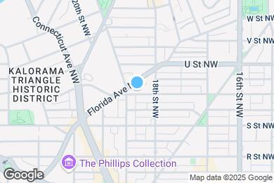 Map image of the property - 1825 T St NW