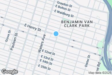 Map image of the property - 1313 Live Oak St