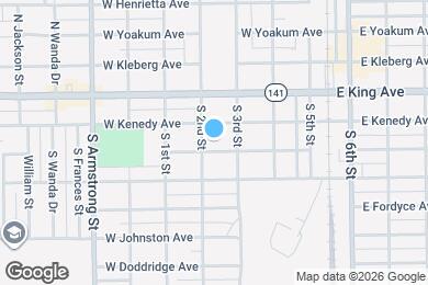 Map image of the property - 422 W Lott Ave