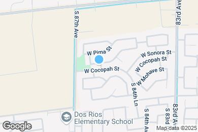 Map image of the property - 8605 W Sonora St