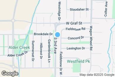 Map image of the property - 2157 Cedar Breaks Dr