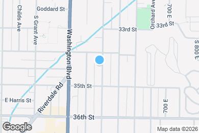 Map image of the property - 3439 Adams Ave