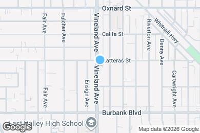 Map image of the property - 5754 Vineland Ave