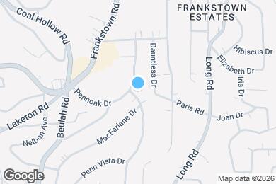 Map image of the property - 105 Veronica Dr