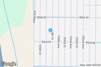 Map image of the property - 8365 104th Ct