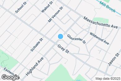 Map image of the property - 64 Highland Ave